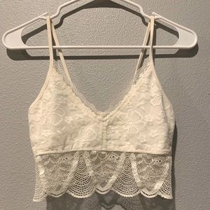 Lace crop top
